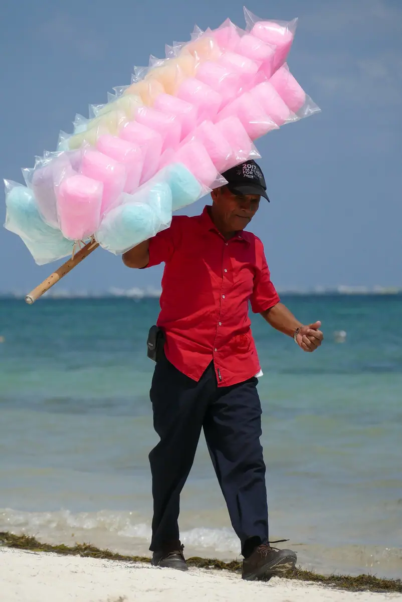 坎昆：Playa del Niño, Cancun, Quintana Roo, MEXICO