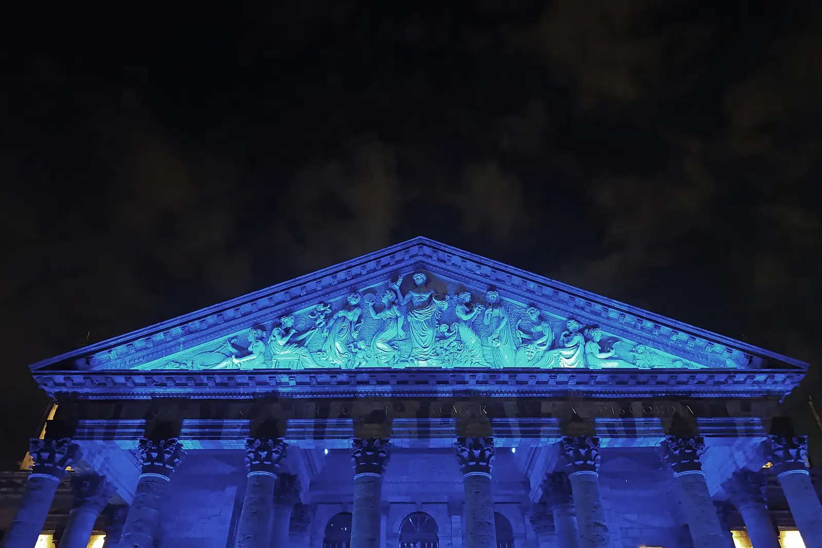 瓜达拉哈拉：Frontón del Teatro Degollado. Guadalajara (Jalisco), México.