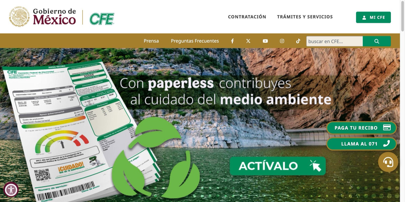 CFE墨西哥电力公司官网