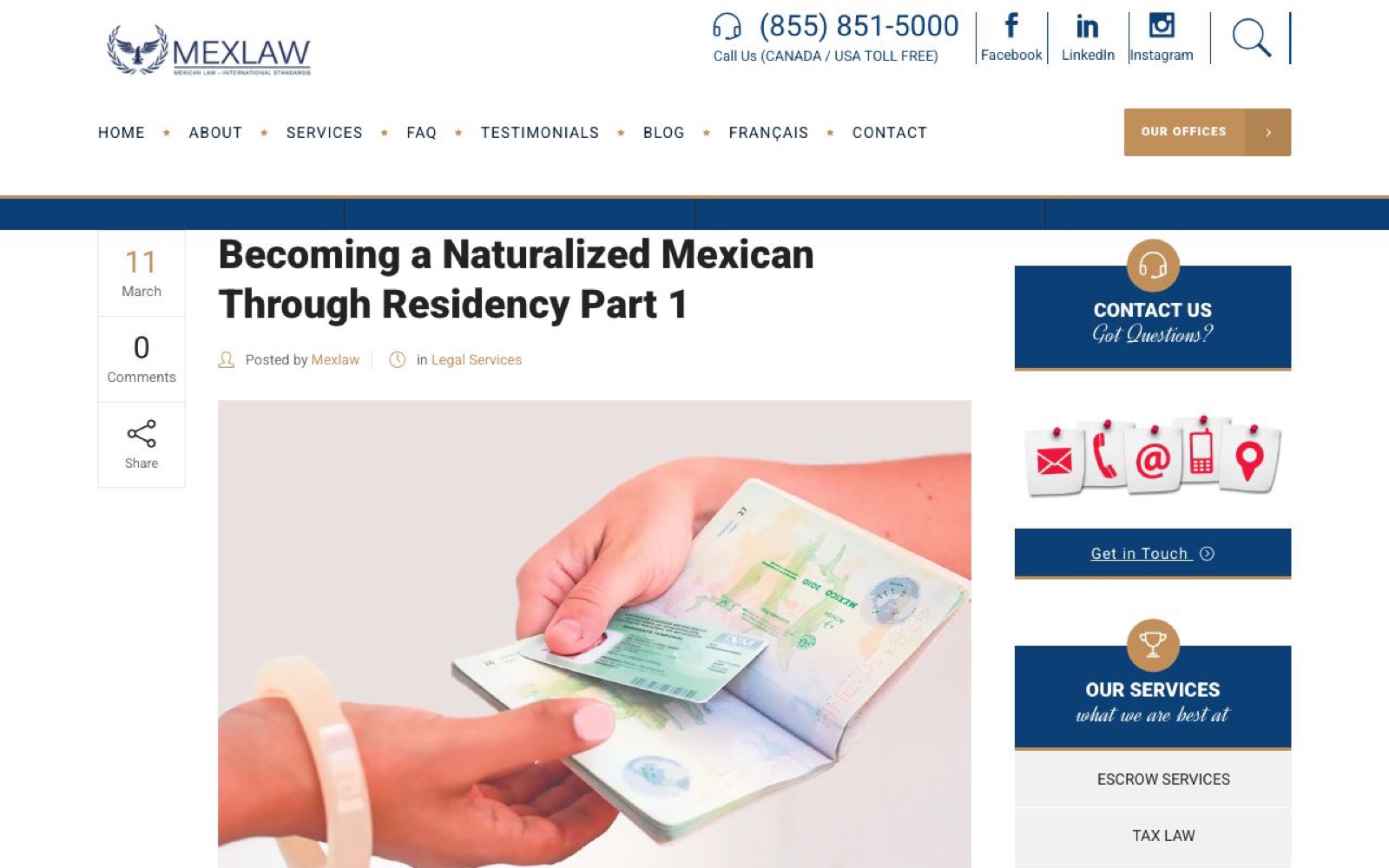 MexLaw入籍法律参考