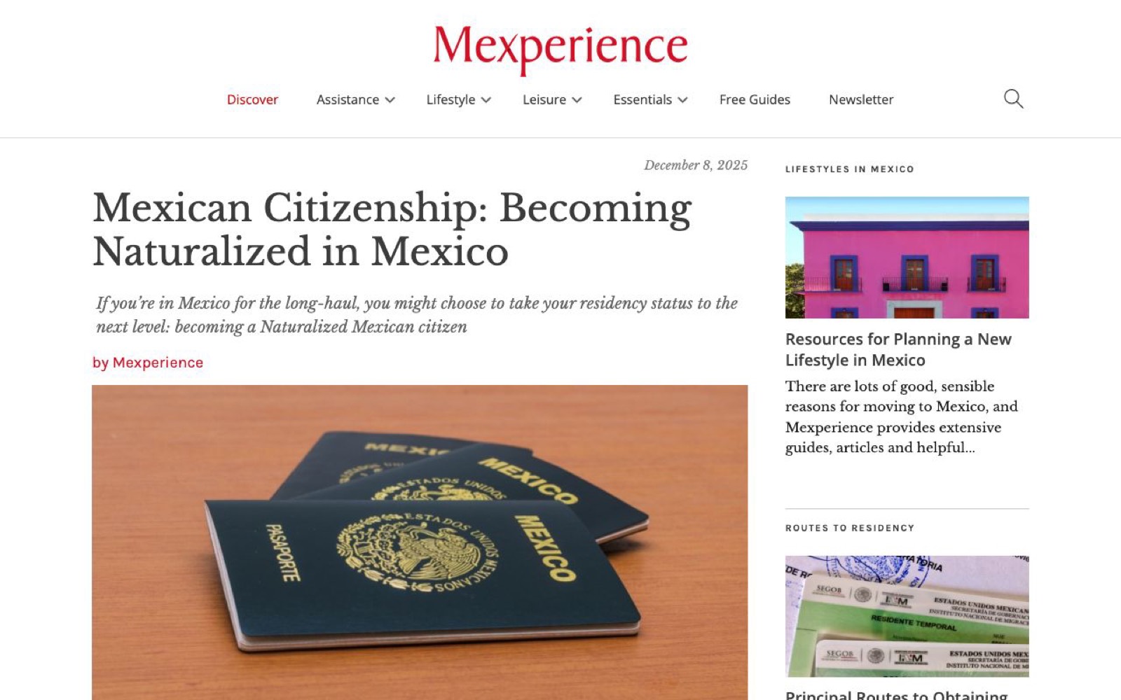 Mexperience墨西哥入籍指南