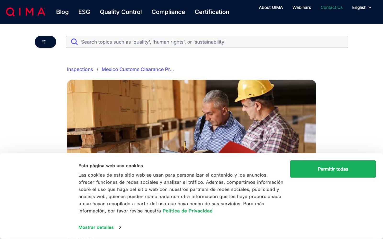 QIMA墨西哥清关指南