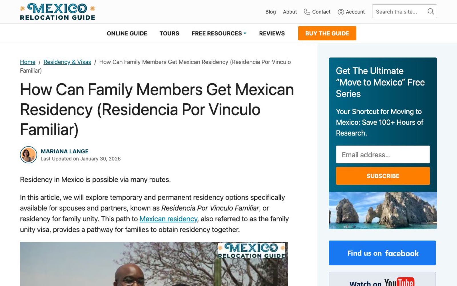 Mexico Relocation Guide家庭团聚签证指南