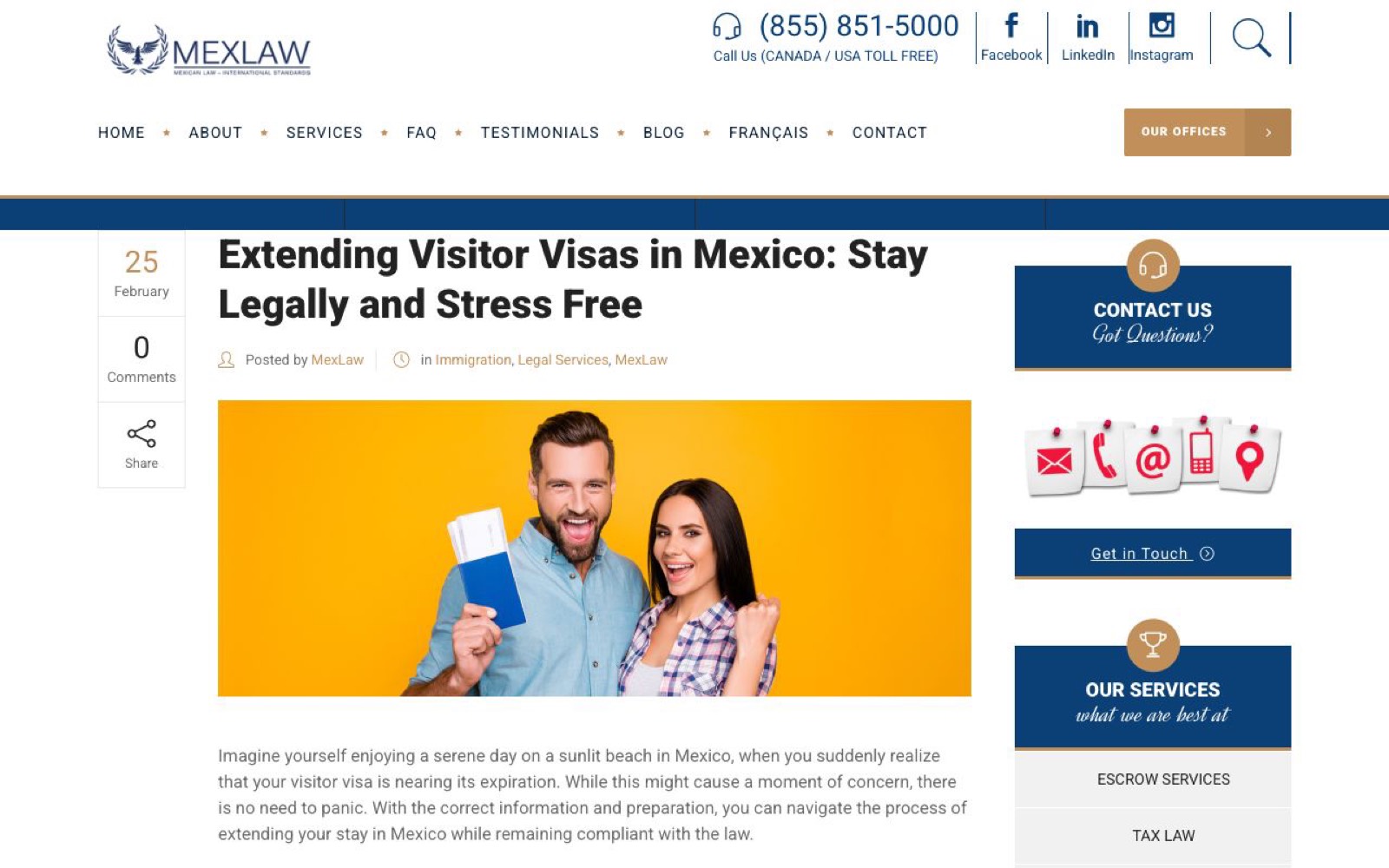 MexLaw FMM延期指南