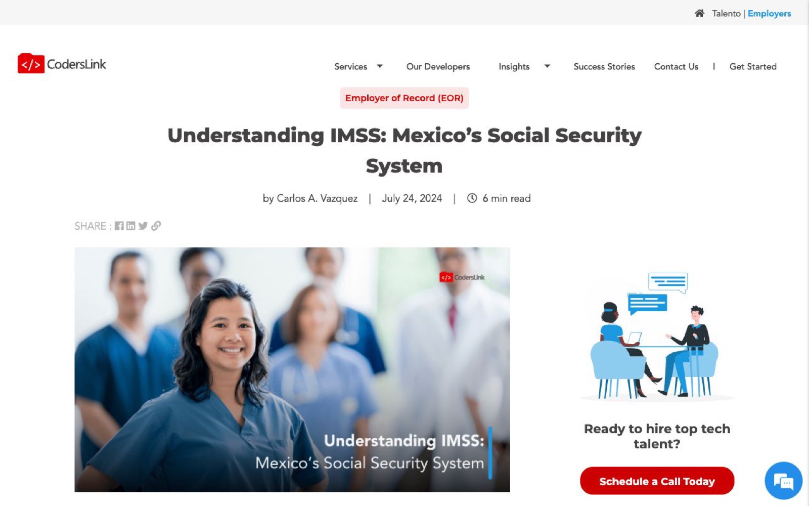 CodersLink IMSS社保详解