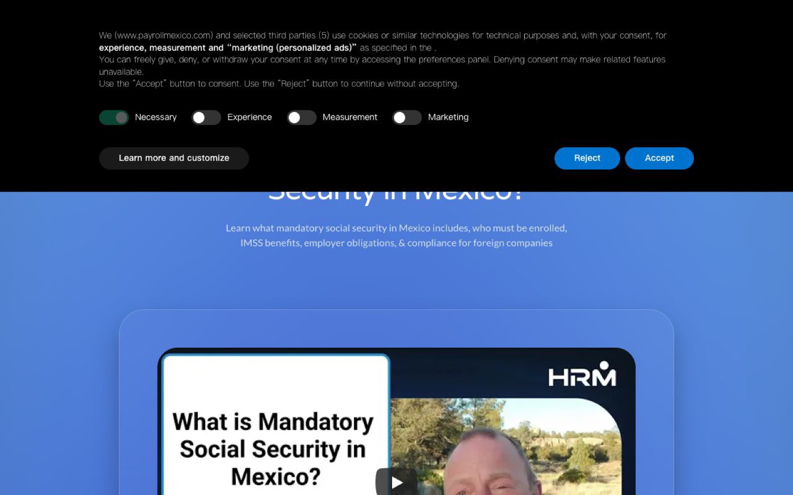 Payroll Mexico社保指南