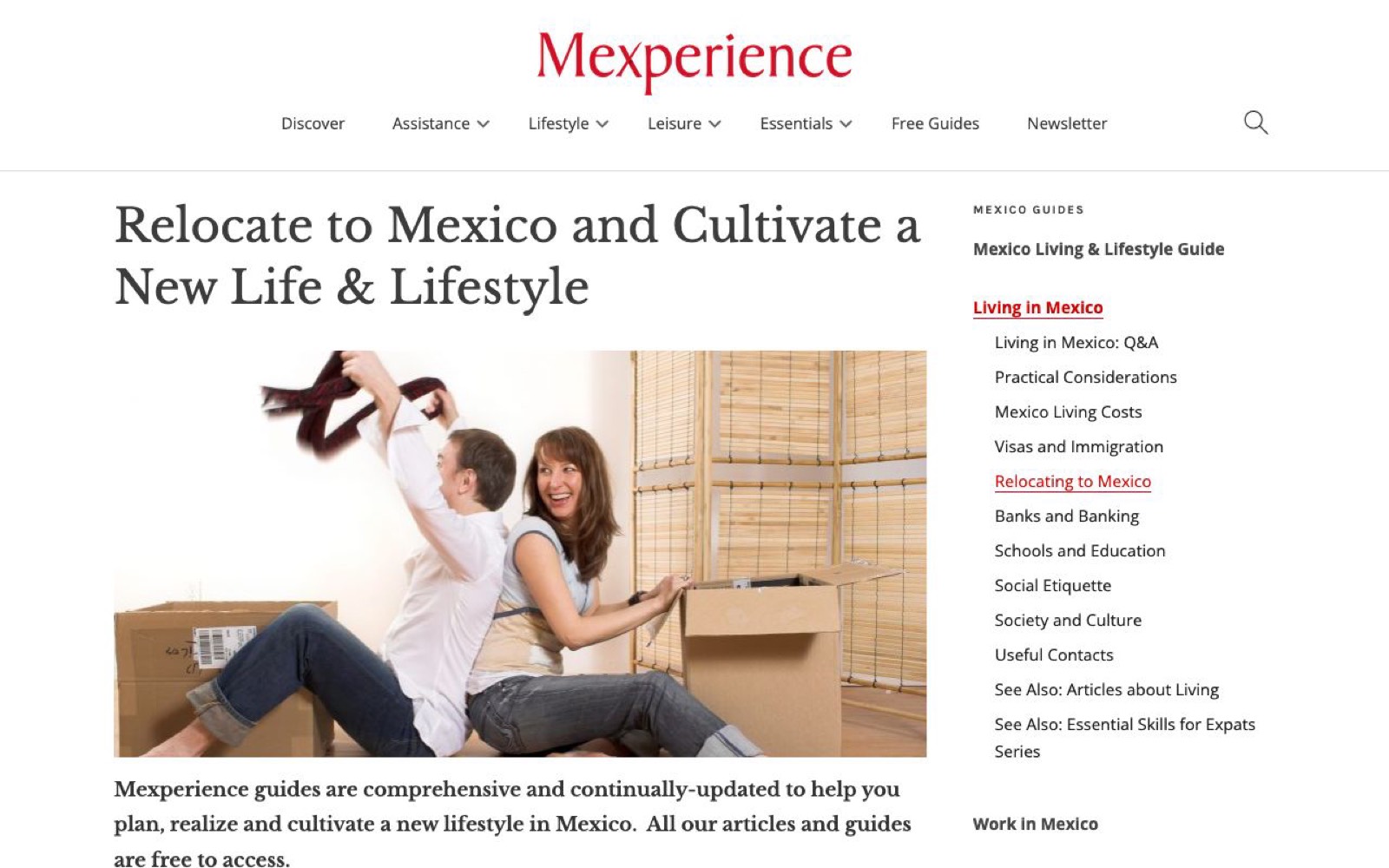 Mexperience搬家到墨西哥