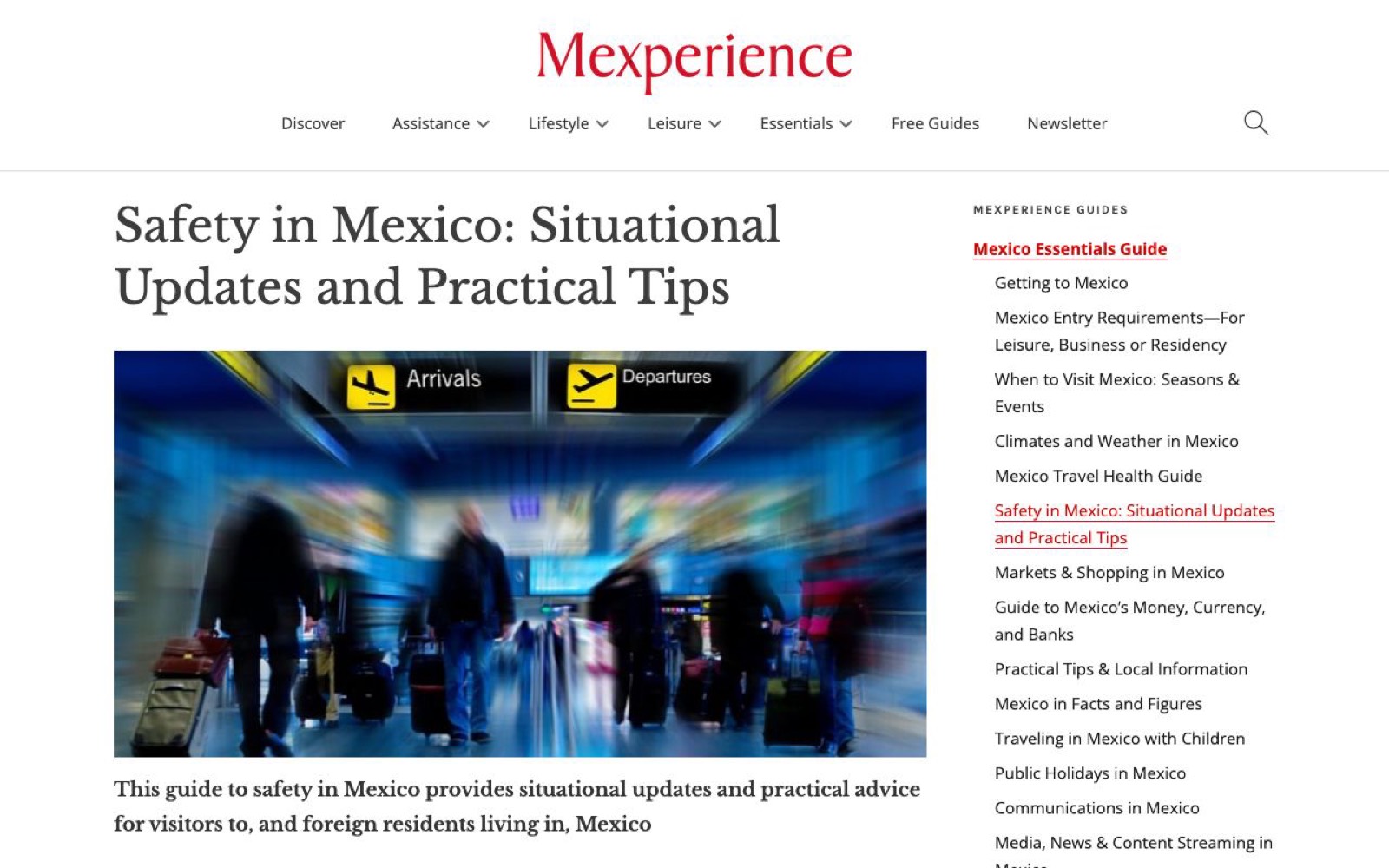 Mexperience墨西哥安全指南