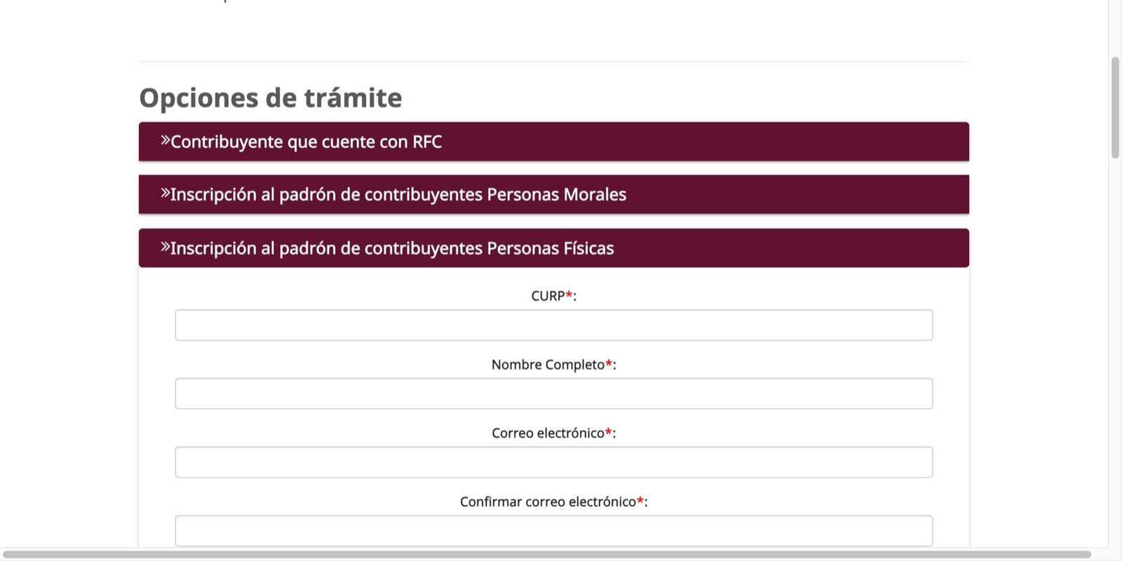 SAT个人注册表单