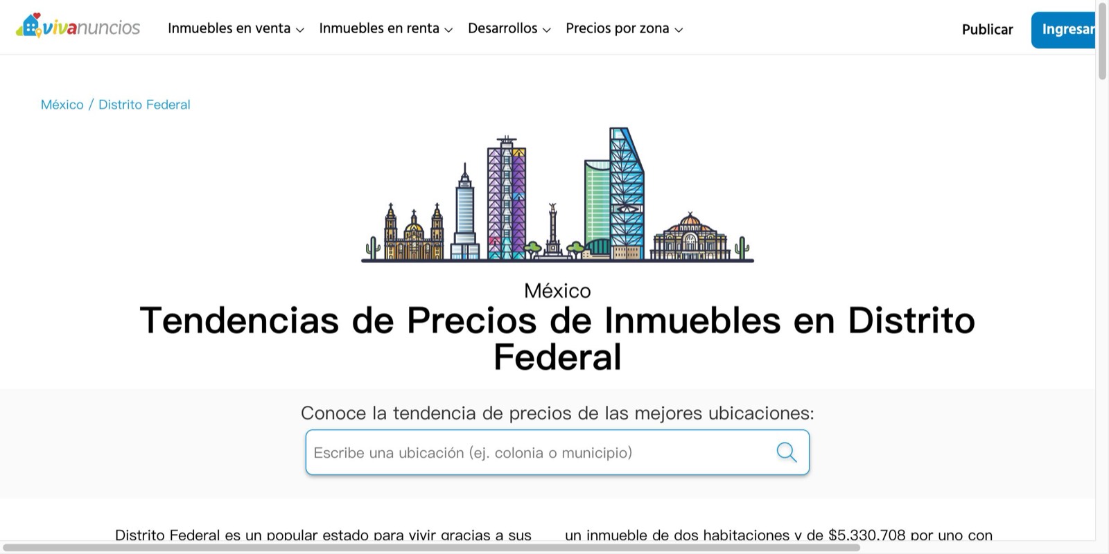 Vivanuncios房产网站