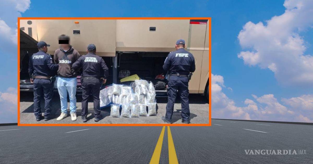 瓜纳华托州乘客巴士查获23公斤毒品