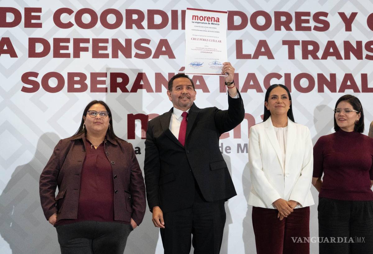 $!Una de las designaciones más polémica de Morena fue la de Cruz Pérez Cuéllar, quien ganó la carrera a Andrea Chávez, por la candidatura de Chihuahua.