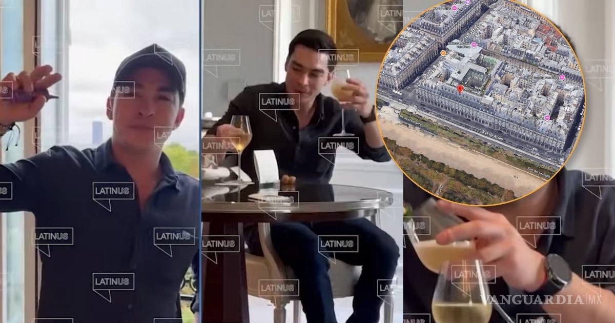 INE主席之子现身巴黎每晚20万比索酒店套房视频