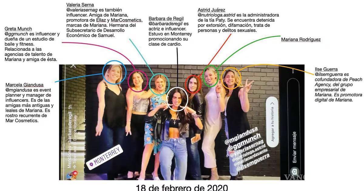 $!Revelan presuntos vínculos de Mariana Rodríguez con ‘La Tía Paty’ y campañas de ataques digitales