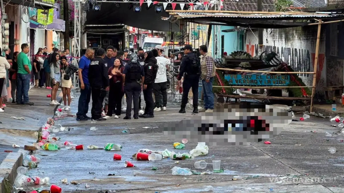 $!Las fiestas patronales de San Jerónimo en Coatepec, Veracruz, tuvieron un episodio de violencia.