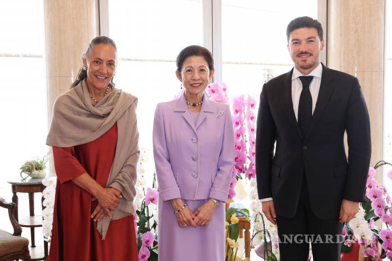 $!Samuel García, gobernador de Nuevo León, se reúne con la princesa de Japón, durante su gira por Asia